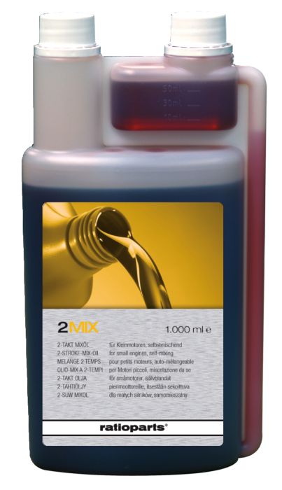 Ratioparts 2MIX 2-Takt Mixöl Dosierflasche, Zweitaktöl, 1:50 Mischbehälter, 1 Li