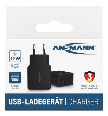 ANSMANN USB-Ladegerät HC212