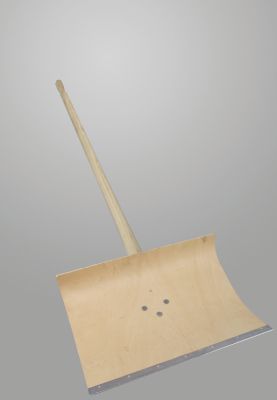 Triuso Schneeschieber aus Sperrholz 50 cm