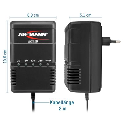 ANSMANN Batterie-Ladegerät ALCS 2-24A